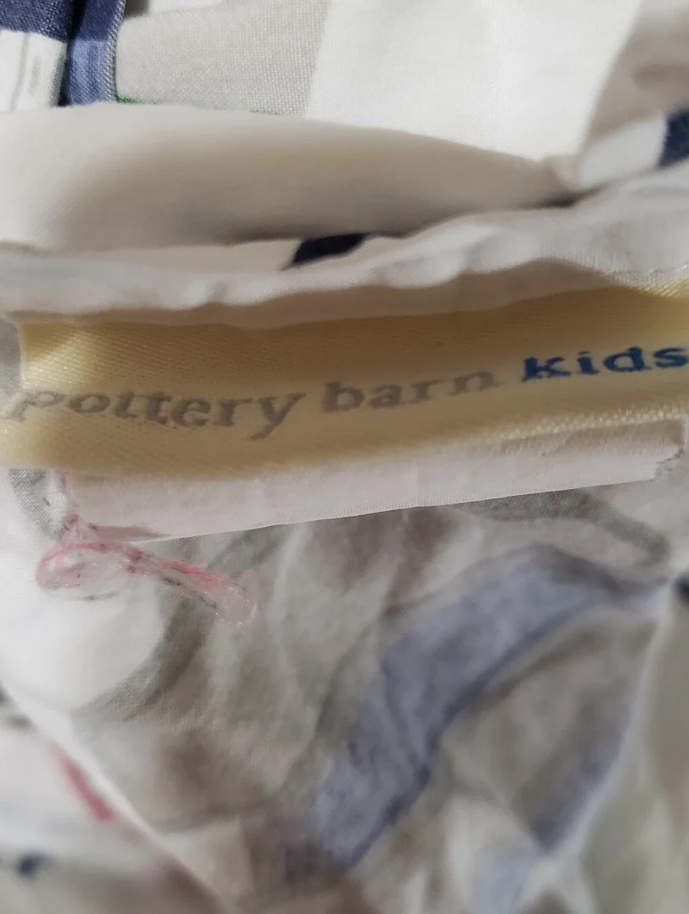 Pottery Barn Kids Twin Sailboat/Tugboat Print Sheets